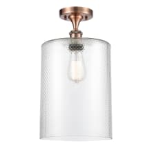 Large Cobbleskill 9" Wide Semi-Flush Ceiling Fixture