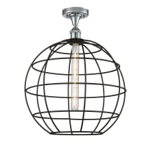 Lake Placid 16" Wide Semi-Flush Globe Ceiling Fixture