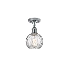 Athens 6" Wide Semi-Flush Globe Ceiling Fixture