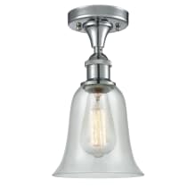 Hanover Single Light 6" Wide Semi-Flush Ceiling Fixture