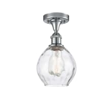 Small Waverly 6" Wide Semi-Flush Ceiling Fixture