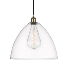 Bristol Glass 16" Wide pendant with Shade