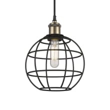 Lake Placid 8" Wide Cage Mini Pendant with Shade