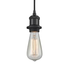 Bare Bulb Single Light 5" Wide Mini Pendant