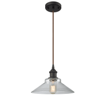 Disc Single Light 10" Wide Mini Pendant