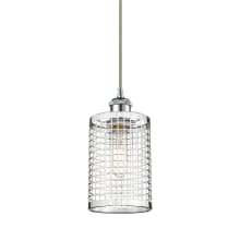 Nestbrook 5" Wide Cage Mini Pendant with Shade