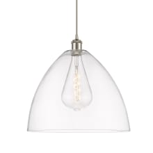 Bristol Glass 16" Wide pendant with Shade