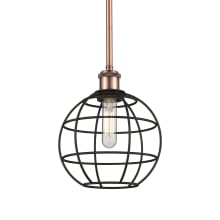 Lake Placid 8" Wide Cage Mini Pendant