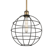 Lake Placid 12" Wide Cage Pendant