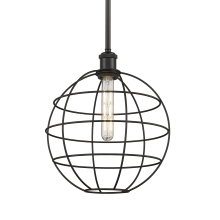 Lake Placid 12" Wide Cage Pendant