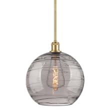 Athens Deco Swirl 12" Wide Pendant