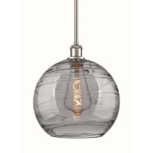 Athens Deco Swirl 12" Wide Pendant