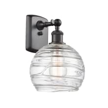 Deco Swirl 13" Tall Bathroom Sconce