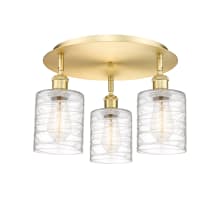 Cobbleskill 3 Light 18" Wide Flush Mount Ceiling Fixture