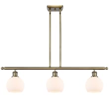Athens 3 Light 36" Wide Linear Pendant with Shade