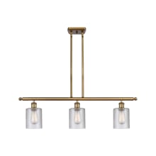 Cobbleskill 3 Light 36" Wide Linear Chandelier