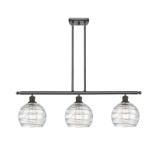 Athens 3 Light 36" Wide Linear Pendant