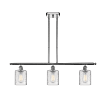 Cobbleskill 3 Light 36" Wide Linear Chandelier