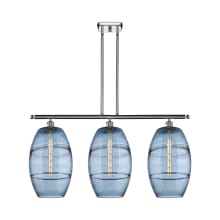 Vaz 3 Light 37" Wide Linear Pendant