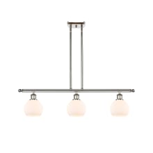 Athens 3 Light 36" Wide Linear Pendant with Shade