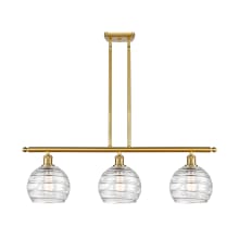 Athens 3 Light 36" Wide Linear Pendant