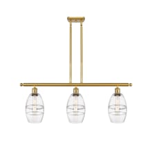 Vaz 3 Light 36" Wide Linear Pendant