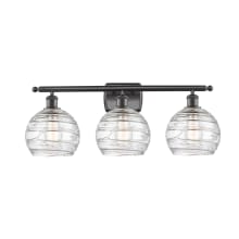 Deco Swirl 3 Light 26" Wide Bathroom Vanity Light