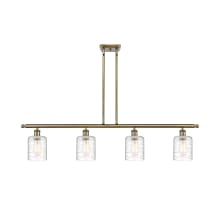 Cobbleskill 4 Light 48" Wide Linear Pendant with Shades