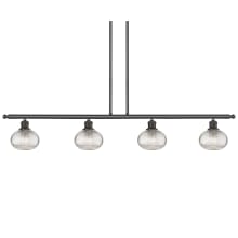Ithaca 4 Light 48" Wide Linear Pendant with Shades