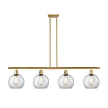 Athens 4 Light 48" Wide Linear Pendant with Shade