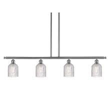 Bridal Veil 4 Light 48" Wide Linear Pendant