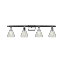 Conesus 4 Light 36" Wide Bathroom Vanity Light