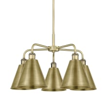 Ballston Cone 5 Light 26" Wide Chandelier