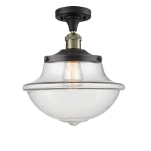 Large Oxford 12" Wide Semi-Flush Ceiling Fixture with 14" Height