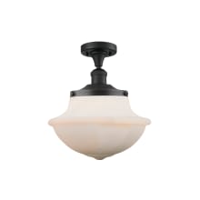 Large Oxford 12" Wide Semi-Flush Ceiling Fixture with 14" Height