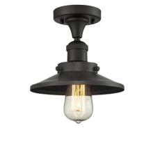 Railroad 7" Wide Semi-Flush Ceiling Fixture