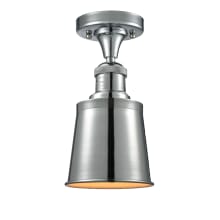 Addison Single Light 5" Wide Semi-Flush Ceiling Fixture