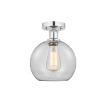 Athens 8" Wide Semi-Flush Globe Ceiling Fixture