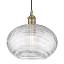 Ithaca 12" Wide Cord-Hung Pendant