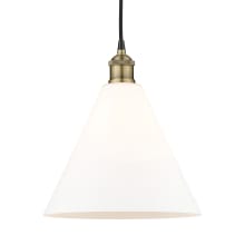 Edison Cone 12" Wide Pendant