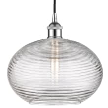 Ithaca 12" Wide Cord-Hung Pendant