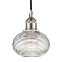 Ithaca 6" Wide Cord-Hung Mini Pendant