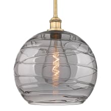 Athens Deco Swirl 14" Wide Pendant