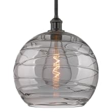 Athens Deco Swirl 14" Wide Pendant