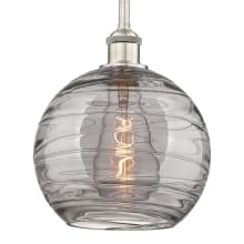 Athens Deco Swirl 10" Wide Mini Pendant