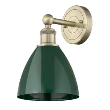 Plymouth Dome 12" Tall Wall Sconce