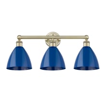 Plymouth Dome 3 Light 26" Wide Vanity Light