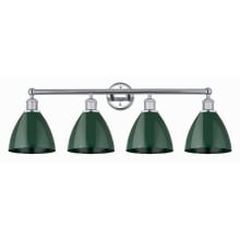 Plymouth Dome 4 Light 35" Wide Vanity Light