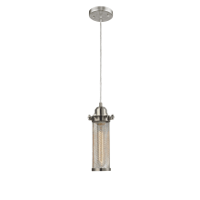 Quincy Hall 5" Wide Mini Pendant - Cord Suspension - T9 Bulb Compatible