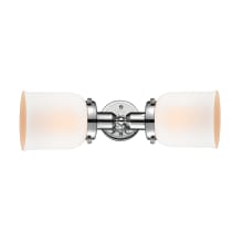 Small Bell 2 Light 19" Wide Bathroom Vanity Light